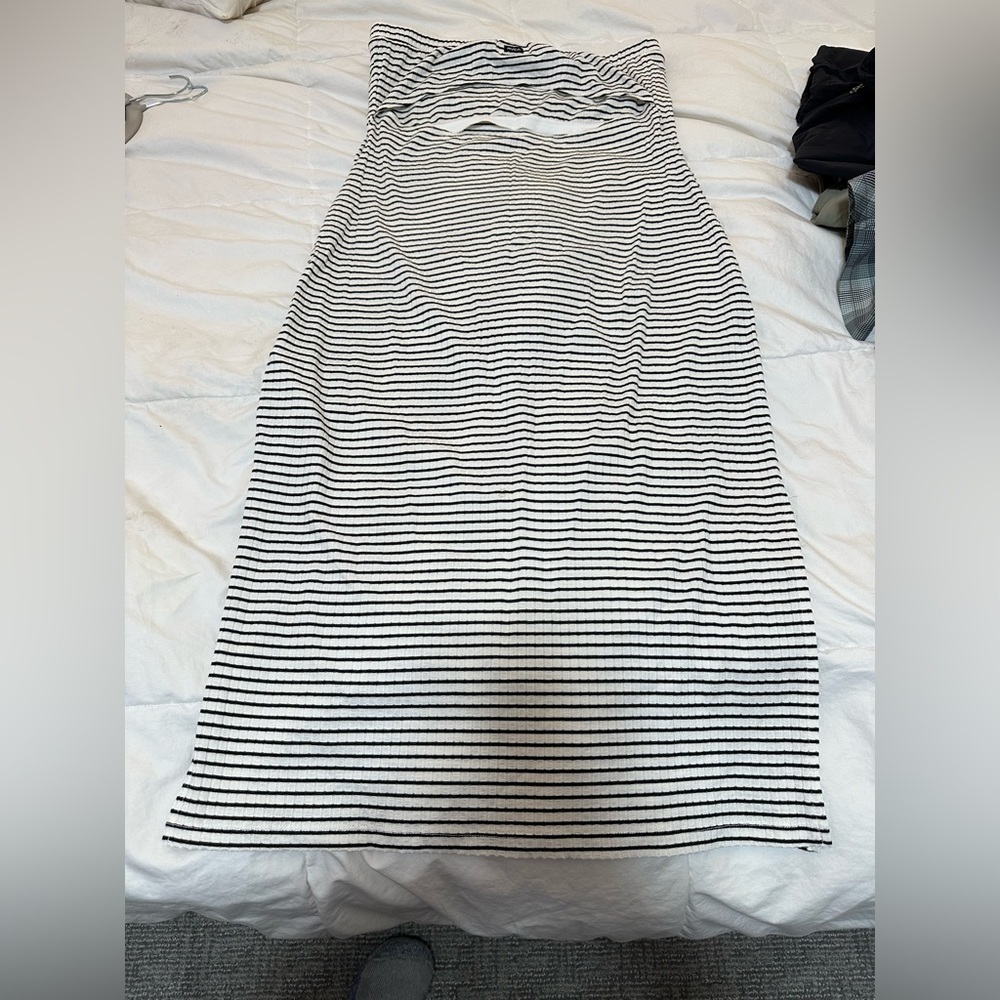 RVCA Strapless Midi Dress